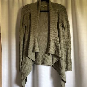 Olive green cardigan